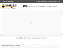 Tablet Screenshot of empireturf.com.au